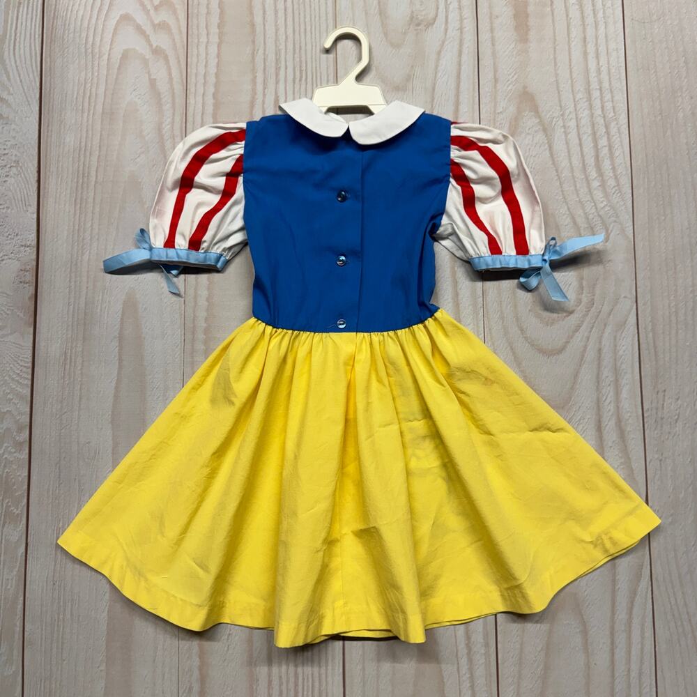 Vintage Rare Disney Character Fashions Snow White Dress & Dopey On Skirt Size 6X - Picture 2 of 10